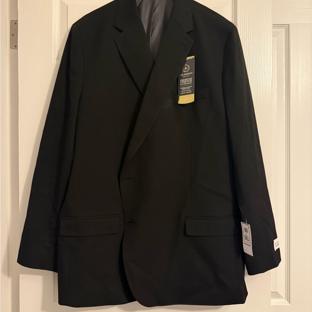 NWT J.M. Haggar Classic Black Sport Coat